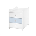 Letto MAXI PLUS NEW white+baby blue /mobiletto multifunzionale/